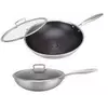 Сковорідка  з кришкою  ВОК EB-14107    32cm Сковорідка  з кришкою  ВОК EB-14107    32cm