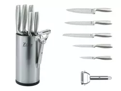 Набір ножів на підставці German Family GF-S18