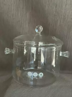 Скляна каструля з кришкою 3л Edenberg EB-19008 Скляна каструля з кришкою 3л Edenberg EB-19008