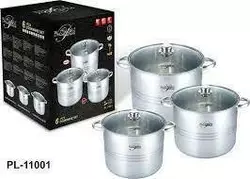 Каструлі  Platinum 11001 3шт Каструлі  Platinum 11001 3шт