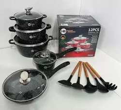 Набір каструль 17пр Highel Kitchen HK305 Набір каструль 17пр Highel Kitchen HK305