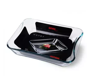 жаростійке скло simax 7216 лоток для запікання 2,5л жаростійке скло simax 7216 лоток для запікання 2,5л