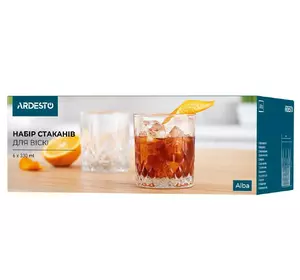 Набір склянок Ardesto Alba 330ml AR2633WA Набір склянок Ardesto Alba 330ml AR2633WA