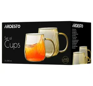 Набір чашок  Ardesto 2635GG 2шт