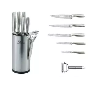 Набір ножів на підставці German Family GF-S18