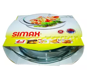 жаростійке скло simax 6106-6116 каструля з кришкою 1,5л жаростійке скло simax 6106-6116 каструля з кришкою 1,5л