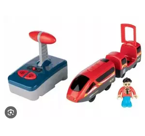 Іграшка Поїзд на радіокеруванні дерев’яної залізниці Playtive Junior