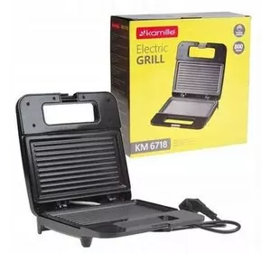 Сендвіч-гриль  Kamille  KM-6718  800вт антипригарне покриття Сендвіч-гриль  Kamille  KM-6718  800вт антипригарне покриття