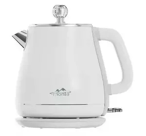 Електрочайник-термос Monte 1832-MT  стінка пластик,внутр стінка нерж,колір білий Електрочайник-термос Monte 1832-MT  стінка пластик,внутр стінка нерж,колір білий