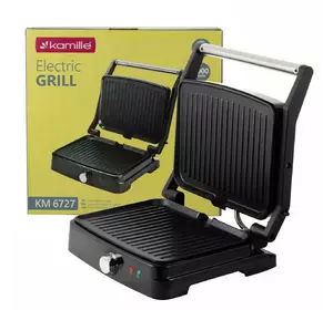 Гриль електричний Kamille KM-6727  2000вт Гриль електричний Kamille KM-6727  2000вт