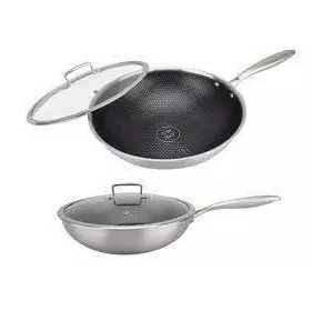 Сковорідка  з кришкою  ВОК EB-14107    32cm Сковорідка  з кришкою  ВОК EB-14107    32cm