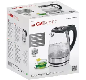 Чайник скляний Clatronik 3744 Чайник скляний Clatronik 3744