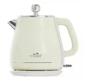 Електрочайник-термос Monte 1833-MT  стінка пластик,внутр стінка нерж,колір бежевий Електрочайник-термос Monte 1833-MT  стінка пластик,внутр стінка нерж,колір бежевий