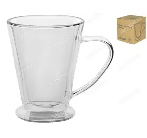 Чашка з подвійною стінкою 250мл  201-15 Чашка з подвійною стінкою 250мл  201-15